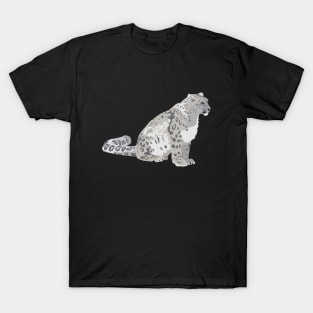 Snow Leopard Wild Cat T-Shirt